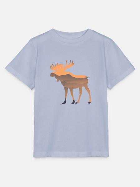 Elch - Stanley/Stella Kinder T-Shirt MINI CREATOR - Lavendel-Violett