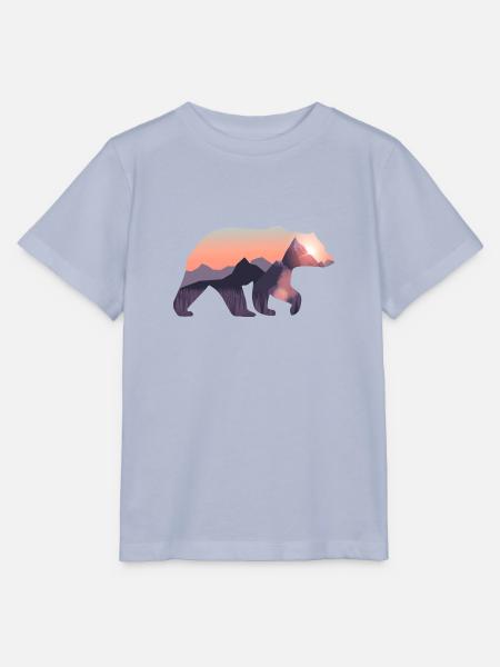 Bär - Stanley/Stella Kinder T-Shirt MINI CREATOR  - Lavendel-Violett