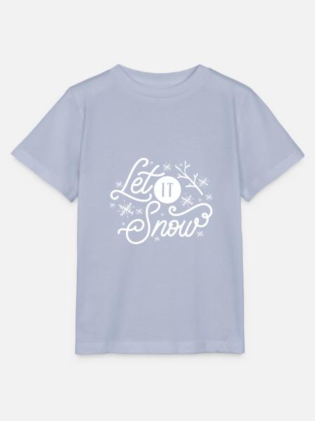 Lass es schneien - Stanley/Stella Kinder T-Shirt MINI CREATOR - Lavendel-Violett
