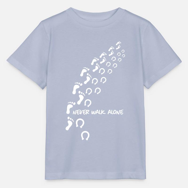 never walk alone horse - Stanley/Stella Kinder T-Shirt MINI CREATOR  - Lavendel-Violett