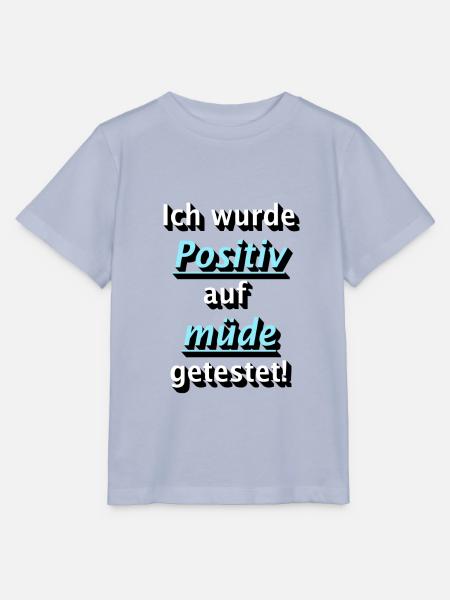 Positiv auf Müde getestet! - Stanley/Stella Kinder T-Shirt MINI CREATOR - Lavendel-Violett