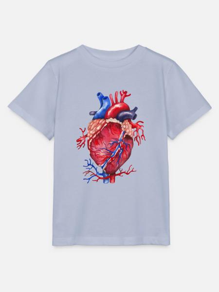 Herz Anatomie - Stanley/Stella Kinder T-Shirt MINI CREATOR  - Lavendel-Violett