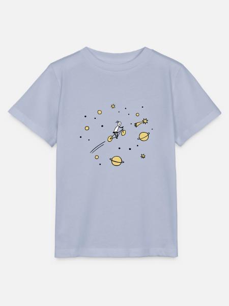 Weltall-Radler - Stanley/Stella Kinder T-Shirt MINI CREATOR  - Lavendel-Violett