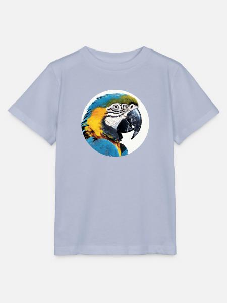 Blau-Gold Ara - Stanley/Stella Kinder T-Shirt MINI CREATOR  - Lavendel-Violett