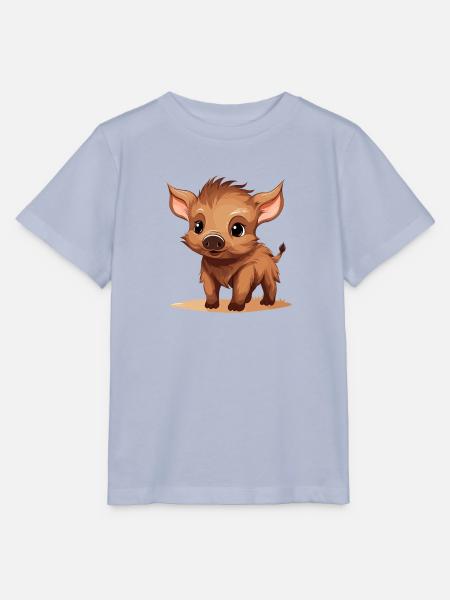 Wildschwein - Stanley/Stella Kinder T-Shirt MINI CREATOR  - Lavendel-Violett