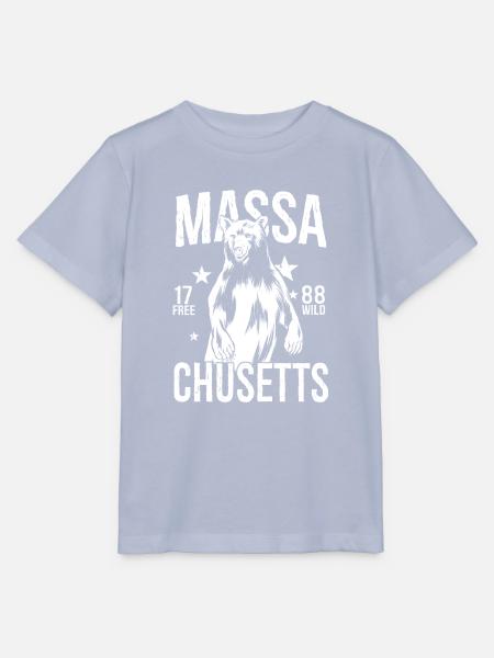 Massachusetts - Stanley/Stella Kinder T-Shirt MINI CREATOR  - Lavendel-Violett
