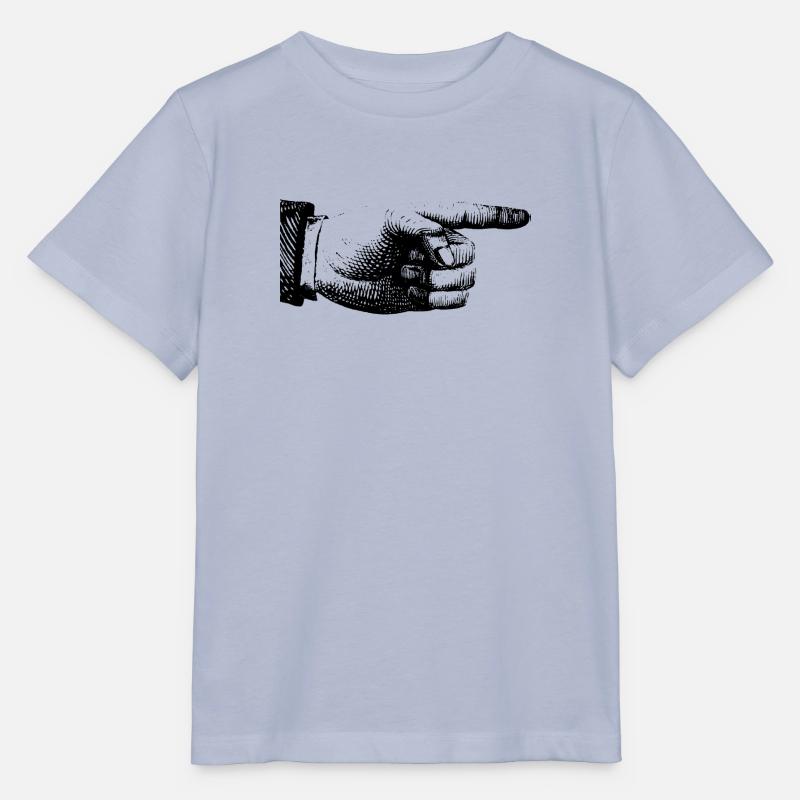 pointer du doigt - T-shirt bio MINI CREATOR Stanley/Stella Enfant - lavande-violet