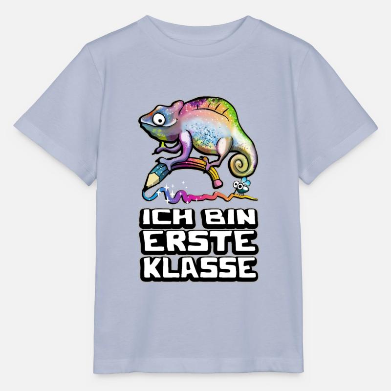 Ich bin erste Klasse - Stanley/Stella Kinder T-Shirt MINI CREATOR - Lavendel-Violett