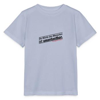 Grundgesetz Die Würde des Menschen ist unantastbar - Stanley/Stella Kinder T-Shirt MINI CREATOR  - Lavendel-Violett - Vorne - Braiden (125cm)