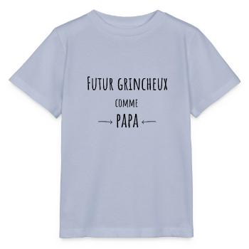 Grincheux Comme Papa Cadeau bébé - T-shirt bio MINI CREATOR Stanley/Stella Enfant - lavande-violet - Devant - Braiden (125cm)