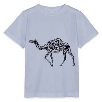 Kamel Tribal Tattoo - Stanley/Stella Kinder T-Shirt MINI CREATOR  - Lavendel-Violett - Vorne - Braiden (125cm)
