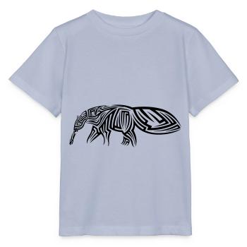 Ameisenbär Tribal Tattoo - Stanley/Stella Kinder T-Shirt MINI CREATOR  - Lavendel-Violett - Vorne - Braiden (125cm)
