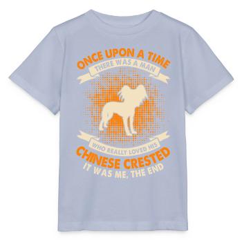 Once - Chinese Crested - Stanley/Stella MINI CREATOR Kids’ T-Shirt - lavender-violet - Front - Braiden (125cm)