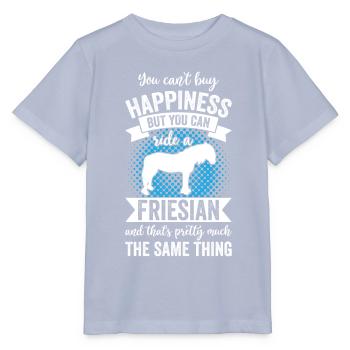 Riding - Frisian Horse - Stanley/Stella MINI CREATOR Kids’ T-Shirt - lavender-violet - Front - Braiden (125cm)