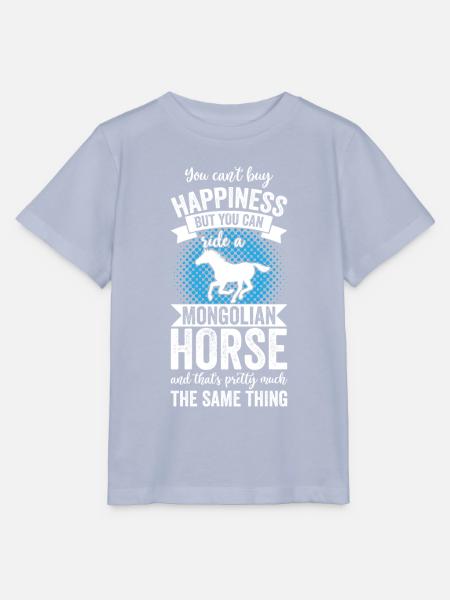 Reiten - Mongolisches Pferd - Stanley/Stella Kinder T-Shirt MINI CREATOR - Lavendel-Violett