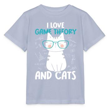 I Love Cats - Game Theory - Stanley/Stella MINI CREATOR Kids’ T-Shirt - lavender-violet - Front - Braiden (125cm)
