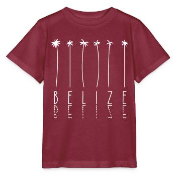 Palm Holidays - Île du Belize - T-shirt bio MINI CREATOR Stanley/Stella Enfant - bordeaux - Devant - Kain (125cm)