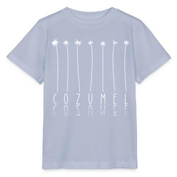 Palmier - Yucatan - Péninsule de Cozumel - T-shirt bio MINI CREATOR Stanley/Stella Enfant - lavande-violet - Devant - Braiden (125cm)