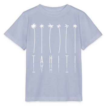 Palmenurlaub - Insel Tahiti - Stanley/Stella Kinder T-Shirt MINI CREATOR  - Lavendel-Violett - Vorne - Braiden (125cm)