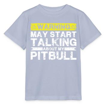 Speaking of pit bull - Stanley/Stella MINI CREATOR Kids’ T-Shirt - lavender-violet - Front - Braiden (125cm)