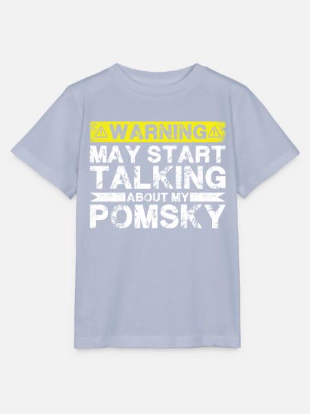 Apropos Pomsky - Stanley/Stella Kinder T-Shirt MINI CREATOR - Lavendel-Violett