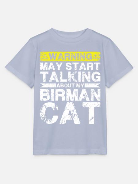 Apropos Birma-Katze - Stanley/Stella Kinder T-Shirt MINI CREATOR  - Lavendel-Violett