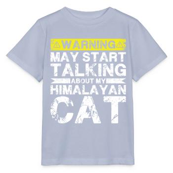 En parlant de chats de l’Himalaya - T-shirt bio MINI CREATOR Stanley/Stella Enfant - lavande-violet - Devant - Braiden (125cm)