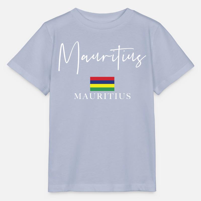 Grèce Flag Holidays - Île Maurice - T-shirt bio MINI CREATOR Stanley/Stella Enfant - lavande-violet