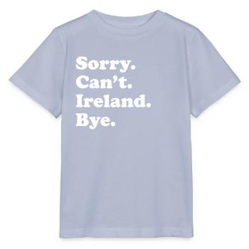 Entschuldigung, Kann Nicht Verabschieden - Irland - Stanley/Stella Kinder T-Shirt MINI CREATOR  - Lavendel-Violett - Vorne - Braiden (125cm)