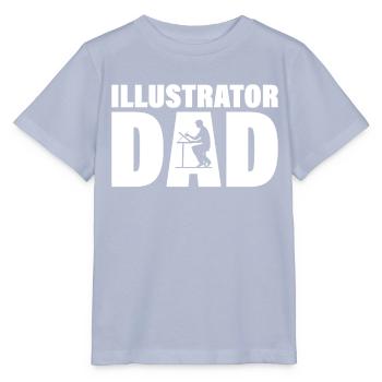 Job - Illustrator Papa - Stanley/Stella Kinder T-Shirt MINI CREATOR  - Lavendel-Violett - Vorne - Braiden (125cm)