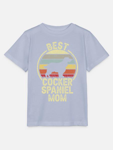 Hund Mom - Cocker Spaniel - Stanley/Stella Kinder T-Shirt MINI CREATOR  - Lavendel-Violett