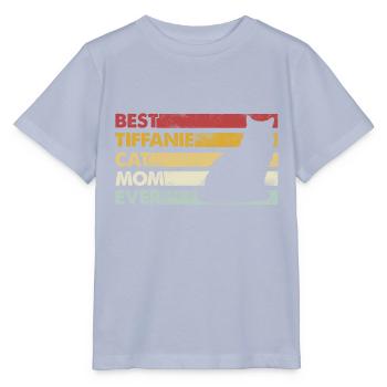 Best Mother Ever - Tiffanie Cat - Stanley/Stella MINI CREATOR Kids’ T-Shirt - lavender-violet - Front - Braiden (125cm)