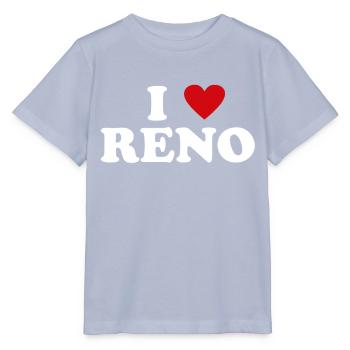 Heart USA City - I Love Reno - Stanley/Stella MINI CREATOR Kids’ T-Shirt - lavender-violet - Front - Braiden (125cm)