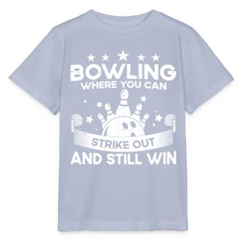 Kann Ausschlagen Und Trotzdem Gewinnen - Bowling - Stanley/Stella Kinder T-Shirt MINI CREATOR  - Lavendel-Violett - Vorne - Braiden (125cm)
