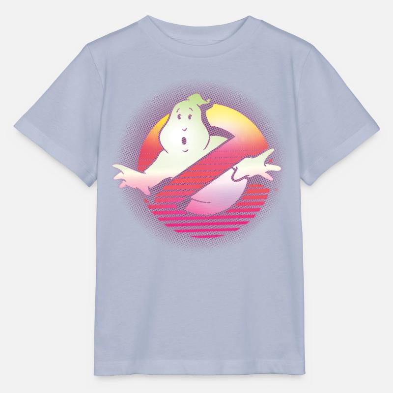 Ghostbusters Retro Neon Logo - Stanley/Stella Kinder T-Shirt MINI CREATOR  - Lavendel-Violett