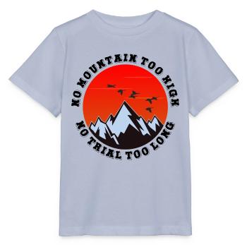 Pas de montagne trop haute, pas trop longue - T-shirt bio MINI CREATOR Stanley/Stella Enfant - lavande-violet - Devant - Braiden (125cm)