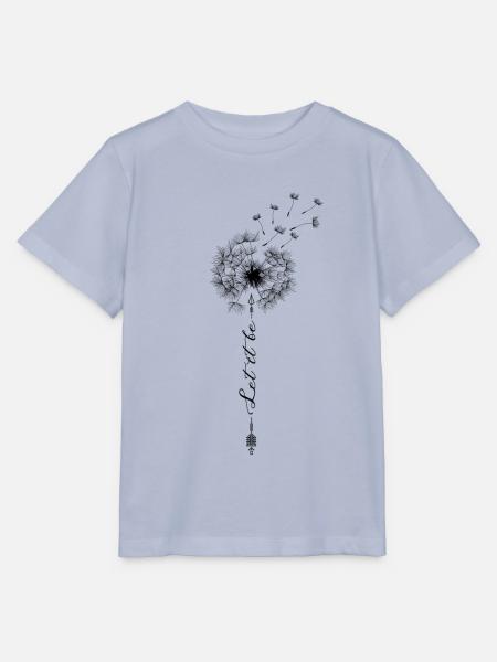 Let It Pusteblume Tattoo Be Pusten Dandelion Just - Stanley/Stella Kinder T-Shirt MINI CREATOR - Lavendel-Violett