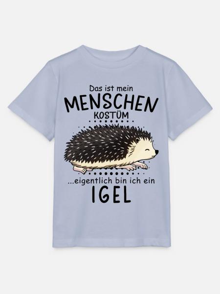 Lustiges Afrikanischer Weißbauchigel Igel Kostüm - Stanley/Stella Kinder T-Shirt MINI CREATOR  - Lavendel-Violett