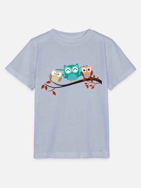 Niedliche Eulen Freunde - Stanley/Stella Kinder T-Shirt MINI CREATOR - Lavendel-Violett