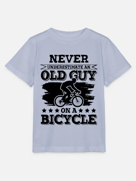 alter mann radfahren - Stanley/Stella Kinder T-Shirt MINI CREATOR - Lavendel-Violett