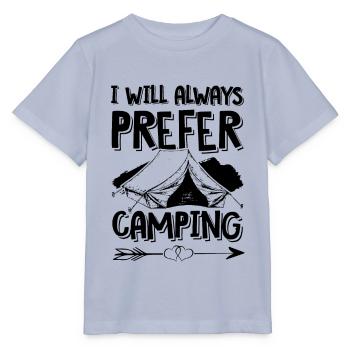 camping camping - T-shirt bio MINI CREATOR Stanley/Stella Enfant - lavande-violet - Devant - Braiden (125cm)