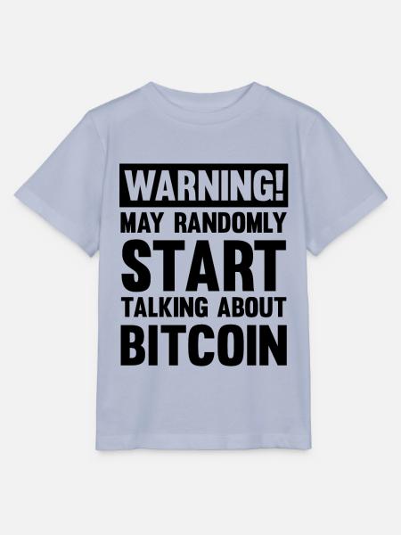 warnung bitcoin - Stanley/Stella Kinder T-Shirt MINI CREATOR - Lavendel-Violett