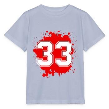 33 nombre de taches - T-shirt bio MINI CREATOR Stanley/Stella Enfant - lavande-violet - Devant - Braiden (125cm)