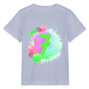 7 Nombre d’objets blob - T-shirt bio MINI CREATOR Stanley/Stella Enfant - lavande-violet - Devant - Braiden (125cm)