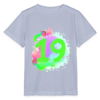 19 Nombre d’objets blob - T-shirt bio MINI CREATOR Stanley/Stella Enfant - lavande-violet - Devant - Braiden (125cm)