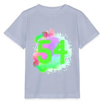 54 Nombre d’objets blob - T-shirt bio MINI CREATOR Stanley/Stella Enfant - lavande-violet - Devant - Braiden (125cm)