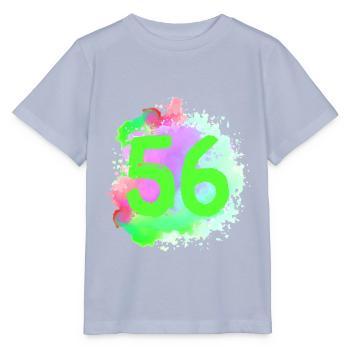 56 Nombre d’objets blob - T-shirt bio MINI CREATOR Stanley/Stella Enfant - lavande-violet - Devant - Braiden (125cm)