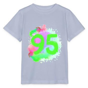 95 Nombre d’objets blob - T-shirt bio MINI CREATOR Stanley/Stella Enfant - lavande-violet - Devant - Braiden (125cm)