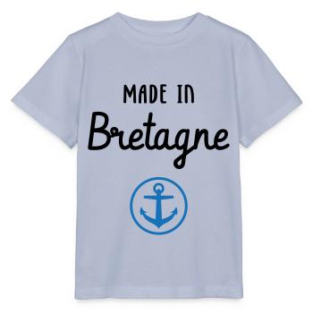 Made in Bretagne - Stanley/Stella Kinder T-Shirt MINI CREATOR  - Lavendel-Violett - Vorne - Braiden (125cm)