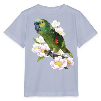 L’amazone à front bleu - T-shirt bio MINI CREATOR Stanley/Stella Enfant - lavande-violet - Devant - Braiden (125cm)